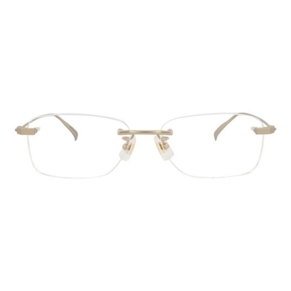 Dunhill Mens Square/Rectangle Gold Gold Transparent Fashion Designer Eyewear - Picture 1 of 4